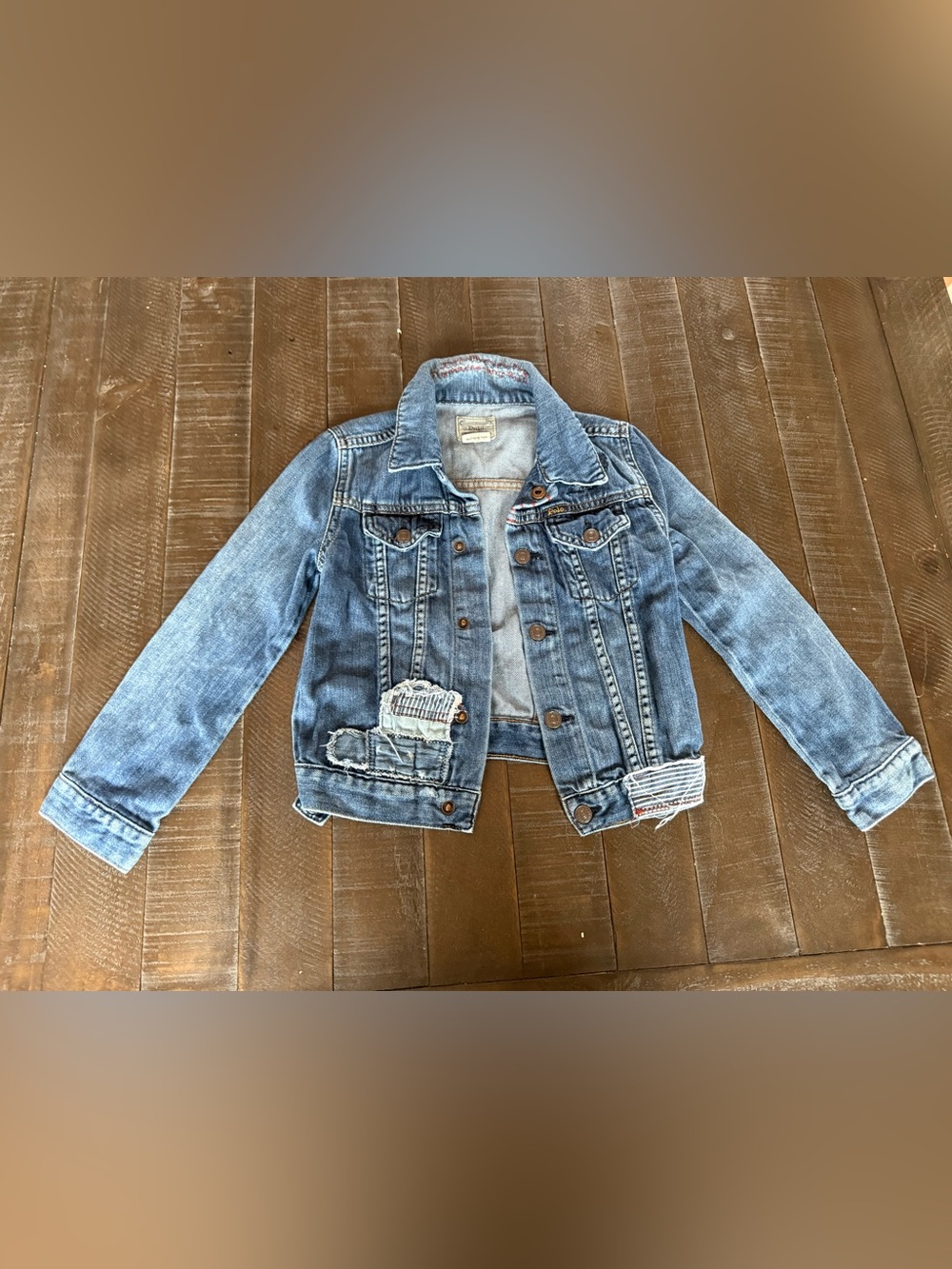 Polo Ralph Lauren Kids Denim Jacket - Light Blue Jean Jacket size 6